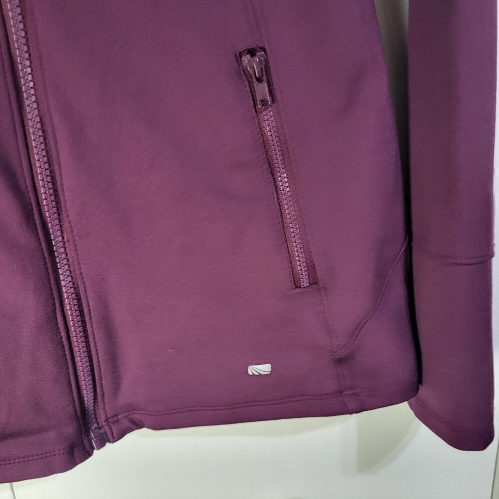 MARIKA Women's Small Purple Plum Full Zip Jacket Workout Athleisure Athletic - Picture 3 of 8
